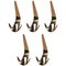 Nr. 4903 Wall Hooks by Carl Auböck for Werkstätte Carl Auböck, Set of 5, Image 1