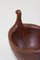 Cuenco y taza grande de nogal de Lee Swennes, USA, años 60. Juego de 3, Imagen 9