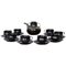 Tea Set Series Noire by Tapio Wirkkala for Rosenthal, 1960s, Set of 17, Image 1