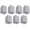 Flush Mount Architectural Squares in White from Raak, 1960s 1