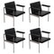 Paddle Armchairs by George Nelson for Herman Miller, 1950s, Set of 4, Image 1