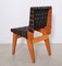 Plywood Chair in Black Webbing by Klaus Grabe, 1950s, Image 5