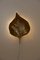 Large Rhubarb Leaf Brass Wall Light or Sconce by Tommaso Barbi, 1970s, Image 6
