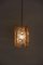 Gilded Brass and Crystal Glass Encrusted Pendant Lamp from Palwa, 1970s, Imagen 7