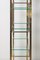 Large Brass and Tinted Glass Bookshelf, 1970s 2