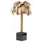 Brass Palm Floor Lamp from Maison Jansen, 1970s 1