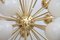 Large Sputnik Murano Glass and Brass Chandelier, 1980s, Image 4