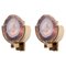 Agate Stone and Brass Wall Lamps or Sconces, 1970s, Set of 2, Image 1