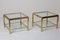 Tables Basses ou Tables Basses en Laiton et Chrome de Maison Charles, 1970s, Set de 2 9