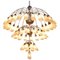 Large Italian Chandelier with 49 Tulip Glass Shades, 1950s, Image 1