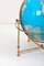 Large Vintage Illuminated Globe with Brass Stand, 1970s, Immagine 14