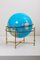 Large Vintage Illuminated Globe with Brass Stand, 1970s 15