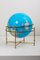 Large Vintage Illuminated Globe with Brass Stand, 1970s, Image 15