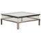 Sliding Top Coffee Table in Brass and Chrome by Maison Jansen, 1970s, Imagen 1