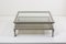 Sliding Top Coffee Table in Brass and Chrome by Maison Jansen, 1970s, Imagen 5