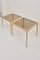 Brass and Glass Nesting Tables from Münchner Werkstätten, 1960s, Set of 2 10