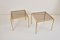 Brass and Glass Nesting Tables from Münchner Werkstätten, 1960s, Set of 2, Immagine 7
