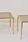 Brass and Glass Nesting Tables from Münchner Werkstätten, 1960s, Set of 2 11