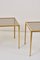 Brass and Glass Nesting Tables from Münchner Werkstätten, 1960s, Set of 2, Immagine 11