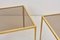 Brass and Glass Nesting Tables from Münchner Werkstätten, 1960s, Set of 2, Image 3