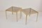 Brass and Glass Nesting Tables from Münchner Werkstätten, 1960s, Set of 2, Immagine 8