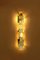 Große Wandlampe oder Wandleuchte aus Messing & Muranoglas, 1970er 8