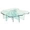 Large Crystal Cut Glass Shell Coffee Table by Danny Lane for Fiam, 1980s, Image 1