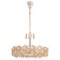 Brass and Crystal Glass Encrusted Model S101 Chandelier from Palwa, 1970s, Immagine 1