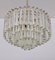 Large Murano Triedri Glass and Brass Chandelier from Venini, 1960s, Image 6