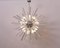 Lámpara de araña Sputnik vintage grande de cristal de Murano estilo Venini, Imagen 6