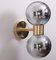 Brass and Mercury Glass Wall Lamp or Sconce in the Style of Stilnovo, Image 4