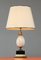 French Table or Console Lamps with Travertine Ostrich Egg, 1970s, Set of 2 6