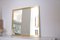 Großer Spiegel mit Rahmen aus Messing im Stil von Maison Jansen, 1960er 5