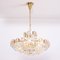 Gilded Brass and Glass Jewel Chandelier from Palwa, 1960s 5