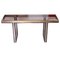 Large Brass and Chrome Console Table, 1970s 1