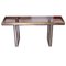 Large Brass and Chrome Console Table, 1970s, Image 1