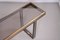 Large Brass and Chrome Console Table, 1970s, Image 5