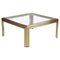 Coffee Table in Brass and Chrome, 1970s 1