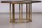 Large Octagonal Coffee Table in Massive Brass from Maison Jansen, 1960s, Image 4