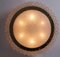 Large Glass Flush Mount or Sconce with Brass Surround from Doria Leuchten, 1960s, Image 6