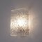 Ice Glass Sconce of Wall Light from Kalmar, 1960s 4