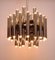 Mid-Century Brass Chandelier in the Style of Sciolari, 1960s, Image 2