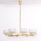 Italian Luxury Brass Chandelier with 8-Arms, 1960s 4