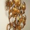 Large Gold Leaf Wall Light, 1970s, Image 4