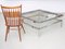 Mesa con tablero deslizante de vidrio de Maison Jansen, años 70, Imagen 3