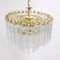 2-Tier Glass and Brass Chandelier in the Style of Venini, 1960s, Image 7