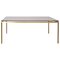 Brass and Glass Coffee Table in the Style of Maison Jansen, 1970s 1