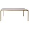 Brass and Glass Coffee Table in the Style of Maison Jansen, 1970s, Image 1