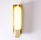 Brass and Glass Wall Light or Sconce from Glashütte Limburg, 1970s 5