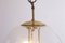 Large Round Brass Sputnik Chandelier or Pendant Lamp from Doria Leuchten, 1960s 5
